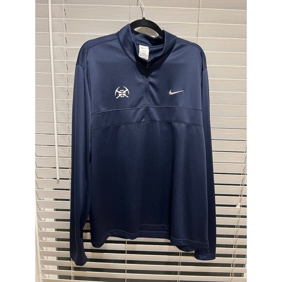 Nike Denver Nuggets 1/4 Zip Pullover - Size XXL - Picture 1 of 3